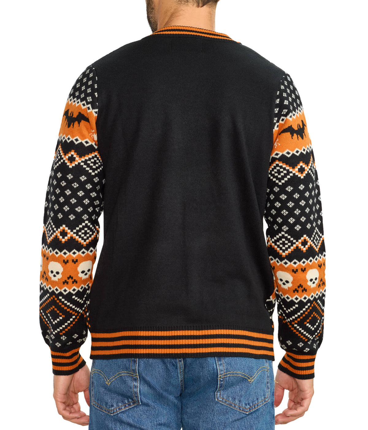 Men's Pumpkin Light Up Sweater