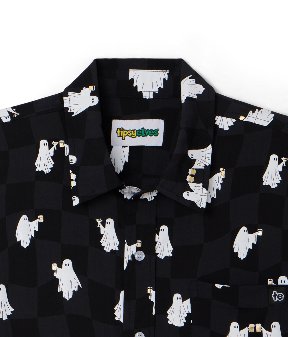 Men's BOOze Ghost Button Down Shirt
