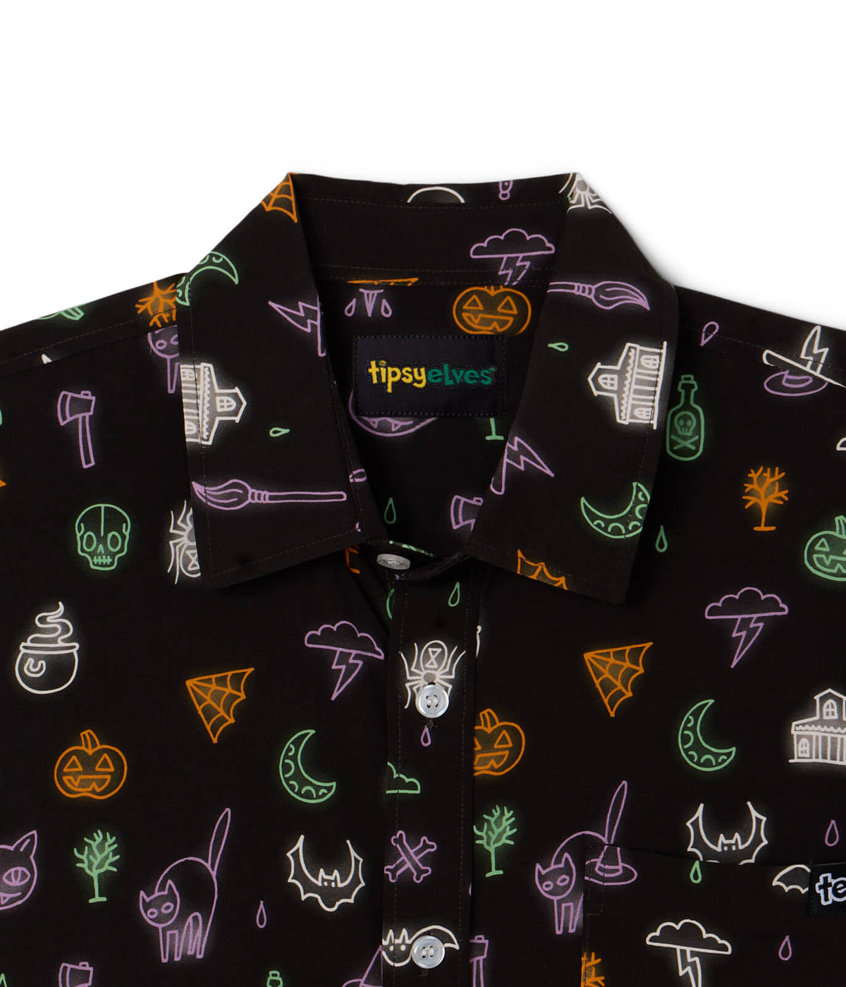 Men's Black Magic Button Down Shirt