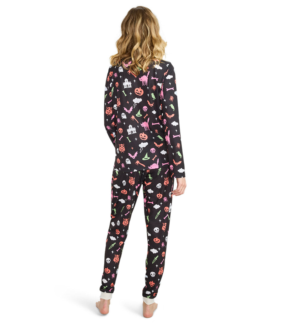 Women's Black Magic Halloween Pajama Set