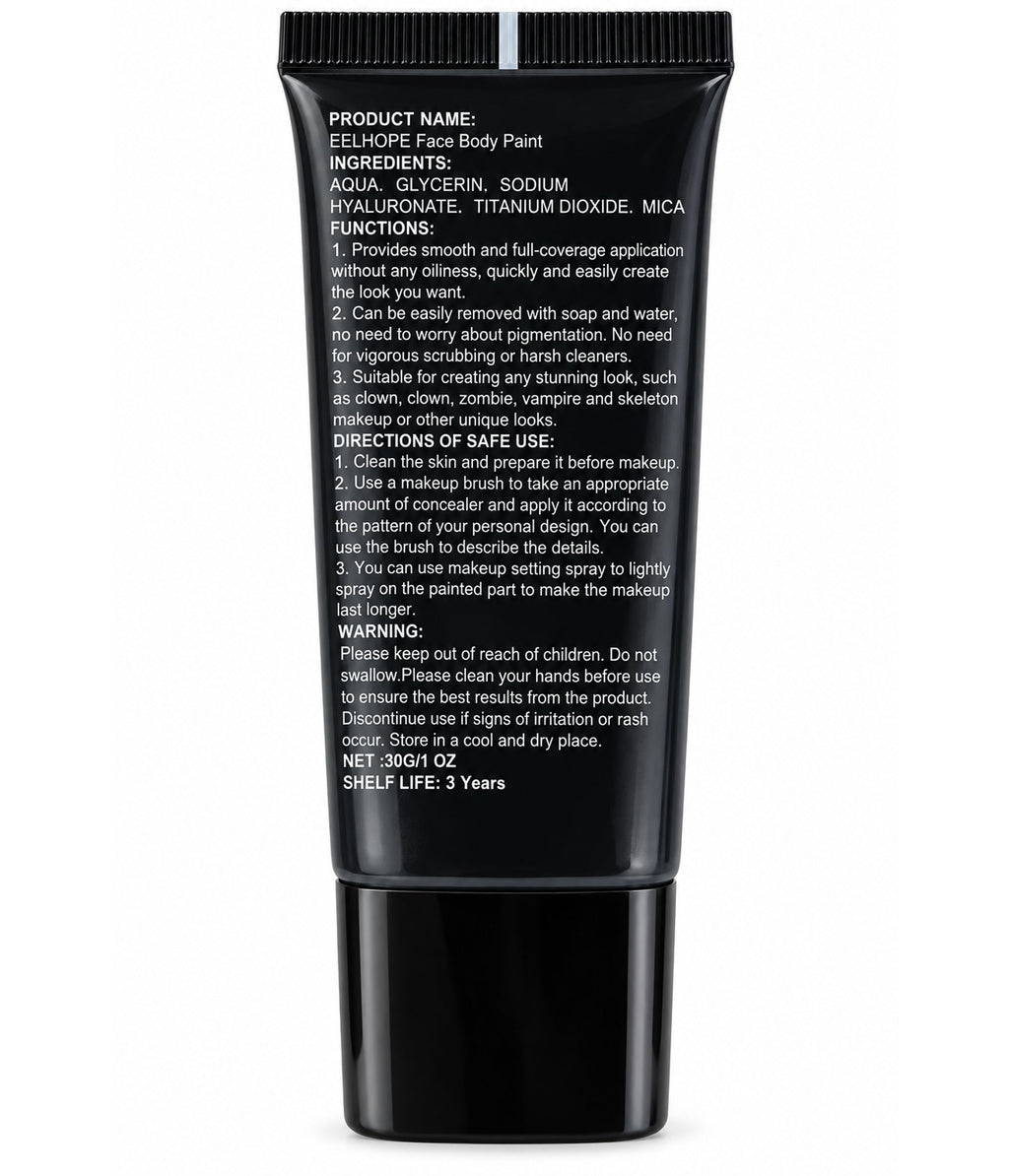 Black and White Face Paint Kit
