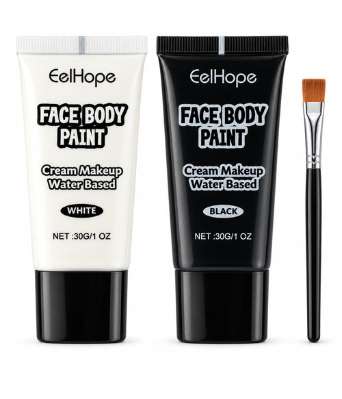 Black and White Face Paint Kit
