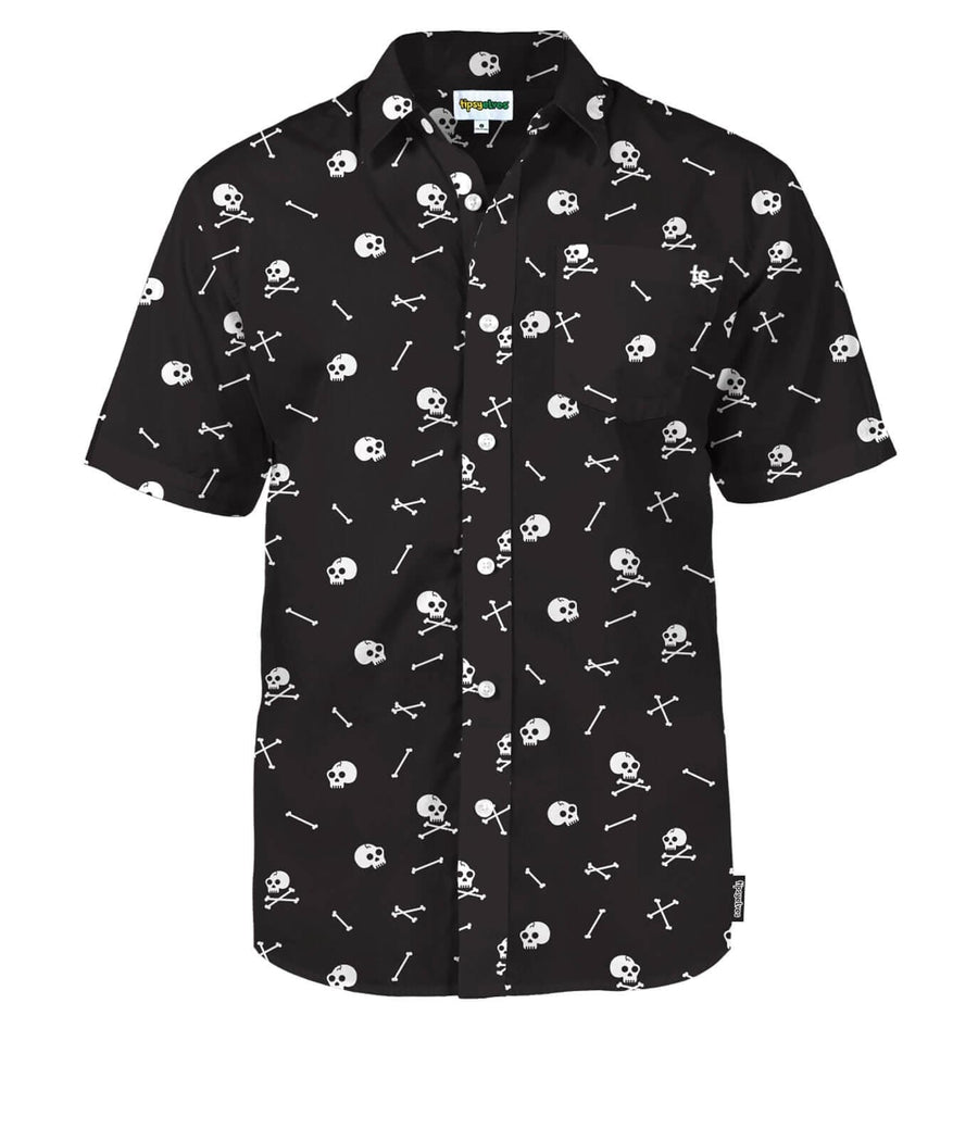 Men's Skeleton Button Down Shirt