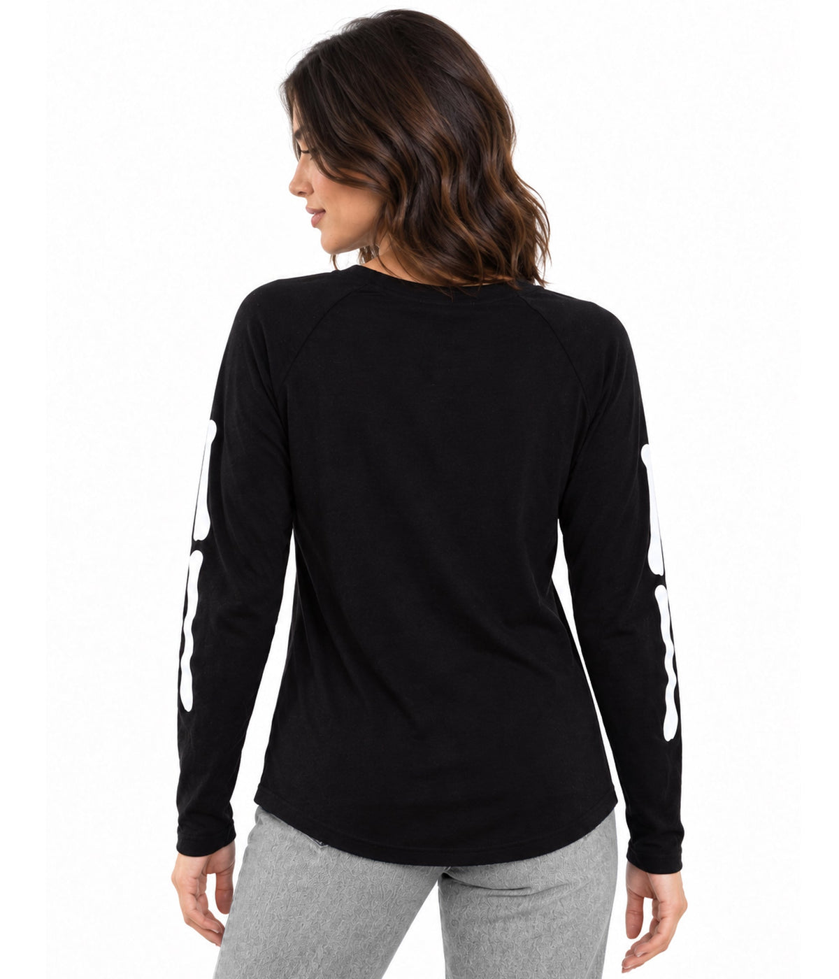 Women's Long Sleeve Skeleton Shirt