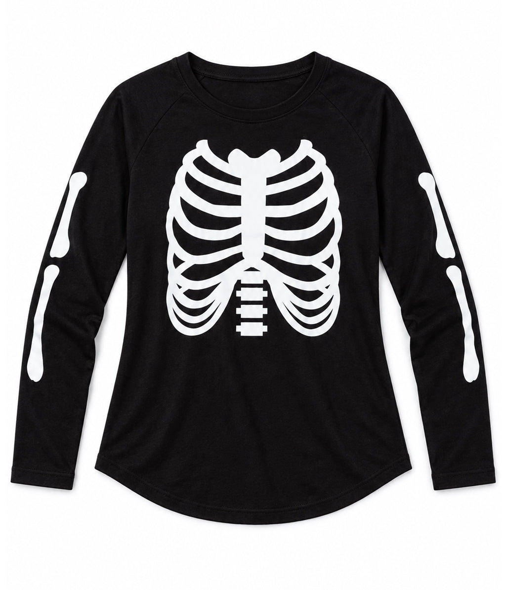 Women's Long Sleeve Skeleton Shirt